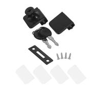 TOYANDONA Cerradura de Aleación de Zinc para Puerta de Vidrio de 5-8mm con Sistema de Cierre Seguro y Llave, Adecuado para Vitrinas y Ventanas de Seguridad en Comercio