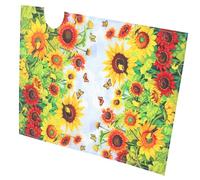 TOYANDONA Cubierta de Buzón Floral de Poliéster Resistente Intemperie Polvo Diseño Decorativo para Buzones en Jardín y Exterior