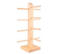 TOYANDONA Expositor de Gafas, Organizador de Gafas de Sol de Pino Macizo, presbicia y miopía, exhibición en el hogar y ferias artesanales, una Pieza