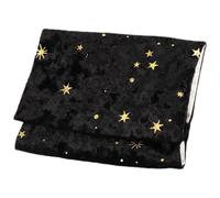 TOYANDONA Funda Decorativa para Libros de Terciopelo Negro, Elegante | Protege de Marcas de Bolígrafo y Huellas, Tejido Duradero, Patrones Aleatorios, Colección Personal Estilo Aleatorio