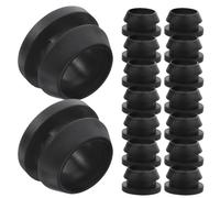 TOYANDONA Junta de Sellado de 16mm para Riego, Paquete de 50, Negra | Silicona Tpe, Recambio Rápido para Tuberías y Grifos, Uso en Reparaciones y Macetas