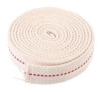 TOYANDONA Mecha para Lámpara de Queroseno 3 Metros Algodón 100% Tejido Plano 2,5 Cm de Ancho Accesorio para Mechas de Quemador Uso en Lámparas de Aceite y Candiles de Exterior