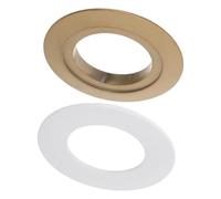 TOYANDONA Placa Adaptadora de Botón Doble para Cisterna 38mm Plástico