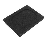 TOYANDONA Placa de Piedra Volcánica para Asar Parrilla, Negra | Antiadherente, Fácil de Limpiar y Voltear, Cocción sin Humo en Interiores para Verduras y Carne