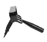 TOYANDONA Rastrillo Desherbador Manual Adecuado para Mantenimiento de Césped y Plantación de Acero al Manganeso Diseño Ergonómico y Dientes de 2.5cm para Jardín