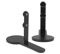 TOYANDONA Soporte de Hierro Negro de Sobremesa de Tablero Perforado | Altura Ajustable, Instalación Rápida y Apoyo Estable, Accesorio para Escritorio y Organizador de Balda