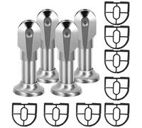 TOYANDONA Soporte y Diseño Moderno Decorativo de Acero Inoxidable de Mampara de Inodoro Resistente y Anticorrosivo Ajuste de 95-105mm Varios estilos para Baños Públicos Varios estilos