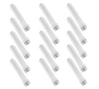 TOYANDONA Tubos Transparentes para Guardar Cordones de Zapatos 20 Unidades Tapones de Rosca Organizador Portátil y Hermético para Cordones de Zapatillas Estuche Compacto para Viajes y