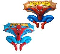 Toyland® 2 globos de aluminio con forma de personaje saltador de Spider Man de 31 pulgadas - Globos de fiesta para niños (uno de cada)