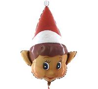 Toyland® Elves Behavin 'Badly Naughty Elf Christmas Shaped Foil Globo - Inflar con aire o helio (GLOBO ELF)
