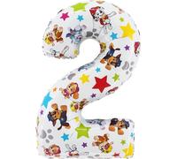 Toyland® Globo de lámina con número de la Patrulla Canina de 26 pulgadas - Globos de fiesta para niños - Número 1-6 disponible (NÚMERO 2)