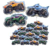 Toyland® Paquete 20 miniglobos de Monster Jam incluye varillas y soportes