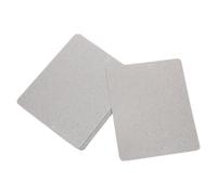 Toyvian 10 Láminas de Mica para Microondas Placa Aislante Ignífuga Resistente a Manchas para Reparación Fácil en Cocina y Horno de Microondas