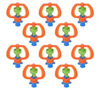 Toyvian 10 Unidades Aspersor Automático para Jardín Boquilla de Plástico, Riego Rotatorio 360 Grados para Árboles y Macizos de Flores en Huertos y Jardines