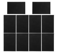 Toyvian 10 Unidades Cuaderno Liso A5 Negro de Papel Cosido para Estudiantes | Páginas Gruesas Antitinta, Base Firme y Tapa Resistente, para Arte y Sesiones de Biblioteca