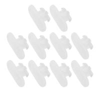 Toyvian 10 Unidades Tapones de Silicona para Válvulas de Ventilación en Fiambreras y Cajas de Almuerzo, Cierre Hermético y Liberación de Vapor, Color Blanco, Ideales para Viajes y Escuela