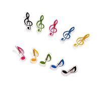 Toyvian 10piezas Clips Prácticos Para Partituras De Piano Soporte Para Notas Musicales Abrazadera Duradera Aleatorio