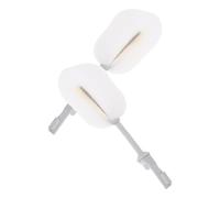 Toyvian 2 Piezas Cabezal de Esponja para Cepillo Limpiador de Botellas y Tetinas, Material PP Ligero y Sistema Higiénico de Recambio, Adecuado para Botellas Plásticas y Vasos en Salidas