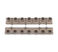 Toyvian 2 Piezas de Almohadillas Conductoras de Silicona para Reparación de Teclado Electrónico, Tira de Contacto de Teclas para Piano Digital, Repuesto para Órgano Electrónico, Kit