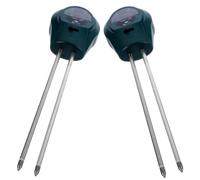 Toyvian 2 Piezas Detector de Suelo Comprobador de Suelo de Jardín Medidor de Humedad Exterior Monitor de Agua Plástico Verde para Macetas para Jardín E Interiores Mide Humedad y Ph