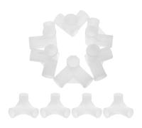 Toyvian 20 Unidades Conector de Plástico para Armario Acoplamiento en T de 3 Vías, Diámetro Interior 16mm, Montaje sin Herramientas y Estabilidad Reforzada para Zapatero y Secadora