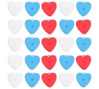 Toyvian 25 Piezas Pesas para Globos de Fiesta en Forma de Corazón Bloques de Peso Globos de Plástico Reutilizables para Boda y Otras Ocasiones Fijan y Evitan que Floten Color Aleatorio
