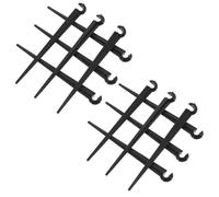 Toyvian 50 Estacas Soporte de Riego por Goteo 4/7 Mm Varilla de Inserción 11 Cm Abs Resistente Accesorios para Riego Automático Jardín Herramientas de Fijación