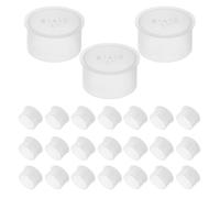 Toyvian 50 Unidades Tapa de Plástico de Piscina de Valla para Orificio de | Resistente a Rayos UV, Superficie Antideslizante, Cobertura Oculta, para Zona de Piscina y Borde