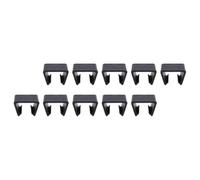Toyvian Abrazaderas de Alineación Que Previenen Movimiento y Mantienen Ordenados para Muebles de Exterior 10 Pinzas de Plástico Negro para Sofá y Sillas de Mimbre