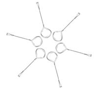 Toyvian Abridor Multifuncional de 6 Piezas para Tapas de Cubos y Botes de Pintura de 5l Mango Antideslizante y Diseño Versátil de Acero M10 Plata