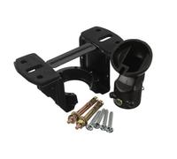 Toyvian Adaptador de Soporte para Ventilador de Techo Inclinado 45° Negro | Acero, Bola de Suspensión y Soporte de Techo, Ajuste para Techos Inclinados y Cajas Eléctricas