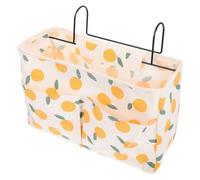 Toyvian Bolsa Colgante de Gran Capacidad para Dormitorio, Organizador Multipropósito de Algodón y Lino Ganchos para Almacenamiento Junto Cama