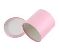 Toyvian Caja Redonda de Cartón para Flores Rosa, Mini Caja de Flores para Obsequio Diseño Moderno, Adecuado para Bodas y Celebraciones Obsequios