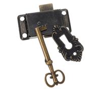 Toyvian Cerradura Clásica para Muebles y Cajones Diseño Versátil y Resistente, Fabricada en Aleación de Zinc Apariencia Vintage para Armarios y Escritorios