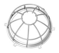 Toyvian Cubierta Protectora de Metal para Detector de Humos y Rociadores contra Incendios, Color Plata, Función de Advertencia y Diseño Estético para Uso en Fábricas y Residencias