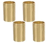 Toyvian Cubiertas de Manijas de Herrajes Doradas para Tocador Estilo Chino, Juego de 4 Piezas 40×60mm, Accesorios Vintage para Muebles y Protección de Tiradores de Cajón, Ideales
