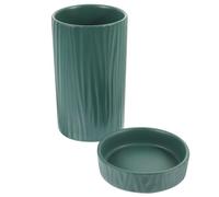 Toyvian Escurre Cubiertos de Cocina de Cerámica Verde, Porta Palillos Reutilizable y Práctico Porta Cubiertos para Encimera, Soporte para Utensilios de Cocina Fácil de Limpiar