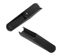 Toyvian Extensores de Patas Antideslizantes para Trona de Ñiño, Protectores de Patas de Plástico Negro para Silla de Comedor, Almohadillas de Seguridad para Tronas, 1 Par, Soporte Estable