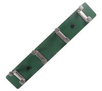 Toyvian Gancho para Ropa de Madera Maciza, Perchero Pared para Abrigos | Bambú y Aleación de Zinc, Acabado Pulido y Bordes Suaves, para Sombreros y Uso Doméstico