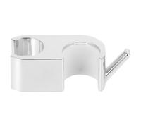 Toyvian Gancho para Tubo de Ducha de Abs Color Plata Abrazadera Ajustable para Barra Deslizante, Soporte Estable Adecuado para Baño en Condiciones de Humedad