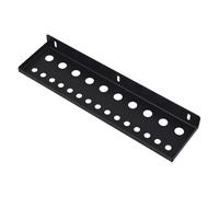 Toyvian Organizador de Destornilladores 25 Orificios Metálico de Pared | Acero Reforzado Acabado Negro, Inserción Rápida y Lectura Fácil, Taller y Banco de Mantenimiento