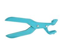Toyvian Pinzas para Platos Calientes Diseño Antideslizante y Resistente al Calor, Accesorio Multifuncional para Cocina y Bandejas de Hornear, Material Plástico Ligero Verde
