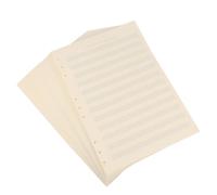 Toyvian Recambio de Partituras en Blanco 2 Mm 12 Líneas 100 Hojas Sueltas Papel Manuscrito de Música para Cuaderno Pentagramas Músicos Estudiantes