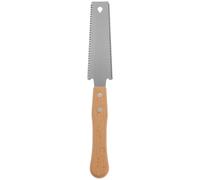 Toyvian Sierra de Mano Japonesa de Doble Cara, Serrucho para Madera y Árboles Frutales, Mango de Madera y Acero Inoxidable, Plata, Ligera, para Poda y Carpintería de Jardín, Principiantes
