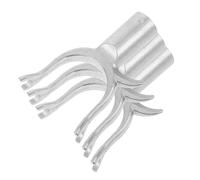 Toyvian Tenedor para Barra de Ropa de aleación de Aluminio, 3 Unidades, Cabezal de Perchero para Exterior, Accesorio de Repuesto para Secado de Ropa, Resistente y Estable