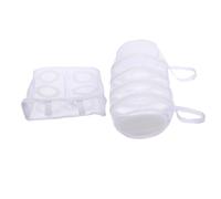 TOYZFRIENDY 2 Piezas Bolsa para Lavar Zapatos de Malla Gruesa Resistente y Transpirable de Unidades Cuadrada y Redonda Protección para Lavadora y Secadora para Limpieza y Secado Casa
