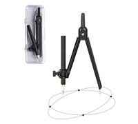 TOZBLEU Compas de Dibujo Tecnico Profesional para Lapiz y Rotulador Compas de Precision Ajustable para Geometria Matematicas y Estudiantes Compas Escolar Plastico para Dibujo Arquitectura y Oficina