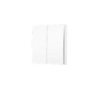 TP-Link - Interruptor inteligente Tapo S220 de pared para hogar conectado, 1000 W, doble circuito, sin cable neutro, compatible con Alexa y Google Assistant, color blanco White Medium