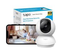 TP-Link Tapo Cámara de seguridad C210 – 2K Pan/Tilt, 3MP, visión nocturna, audio 2 vías, SD/Nube