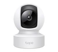 Tapo Cámara seguridad C212 Pan/Tilt 2K (3MP) Wi‑Fi/Ethernet Visión nocturna SD 512 GB Control remoto